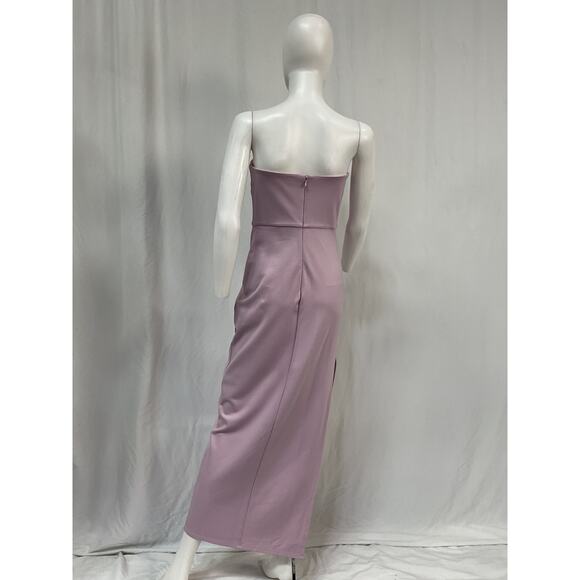 Nbd 'Dream' Purple Rayon Gown Size M - Picture 3 of 5